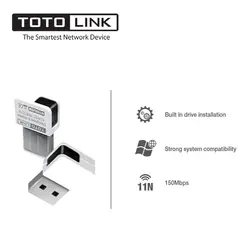 خرید کارت شبکه‌ی بی‎‌سیم توتولینک مدل N150USM - نارستان