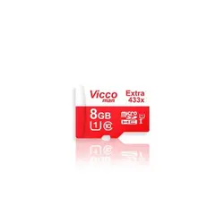 خرید کارت حافظه ویکومن مدل Extra 433X کلاس 10 ظرفیت 8 گیگابایت - نارستان