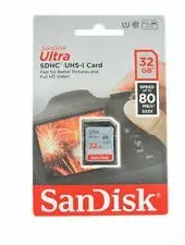 خرید کارت حافظه SDHC سن دیسک مدل Ultra کلاس 10 استاندارد UHS-I U1 سرعت 533X 98MBps ظرفیت 32 گیگابایت - نارستان