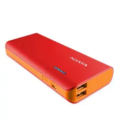 خرید پاور بانک 10000 میلی‌آمپر ای دیتا PT100 - قرمز - نارستان
