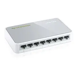 خرید سوئیچ 8 پورت غیر مدیریتی و رومیزی تی پی لینک TL-SF1008D - نارستان
