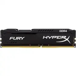 خرید رم Kingston HyperX Fury 4GB DDR4 2400MHz CL15 Single Channel RAM HX424C15FB4 - نارستان