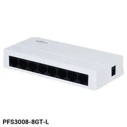 خرید و قیمت سوئیچ 8 پورت گیگابیتی داهوا PFS3008-8GT-L - فروشگاه نارستان