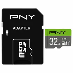 کارت حافظه 32 گیگابایت پی ان وای SDU32GU185GW-GE با آداپتور - نارستان