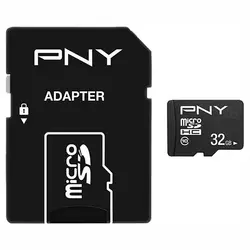 کارت حافظه 32 گیگابایت پی ان وای SDU32G10PPL-GE با آداپتور - نارستان