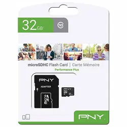 کارت حافظه 32 گیگابایت پی ان وای SDU32G10PPL-GE با آداپتور - نارستان