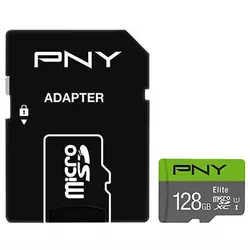 کارت حافظه 128 گیگابایت پی ان وای SDU128V11100EL-GE با آداپتور - نارستان