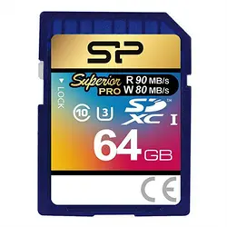 کارت حافظه 64 گیگابایت سیلیکون پاور Superior Pro SDXC - نارستان