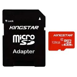 خرید کارت حافظه 128 گیگابایت 85MBps کینگ استار microSDXC با آداپتور - نارستان