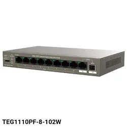 خرید سوئیچ 10 پورت تندا TEG1110PF-8-102W - فروشگاه نارستان