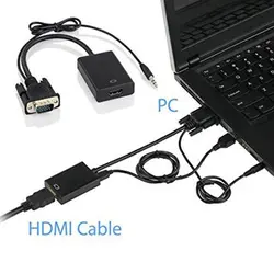 خرید تبدیل تصویر VGA به HDMI پی نت