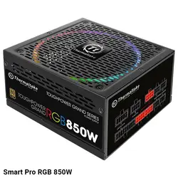 خرید و قیمت پاور کامپیوتر ترمالتیک Smart Pro RGB 850W Bronze - نارستان