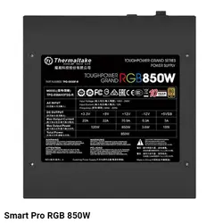 خرید و قیمت پاور کامپیوتر ترمالتیک Smart Pro RGB 850W Bronze - نارستان