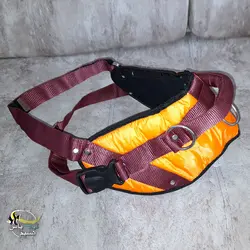 قلاده بدنی سایز بزرگ سگ طرح ساده شبرنگی