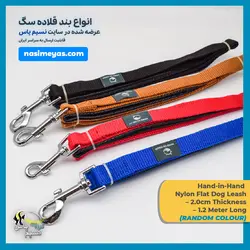 لید یا بند قلاده برزنتی با دسته دو لایه هند این هند