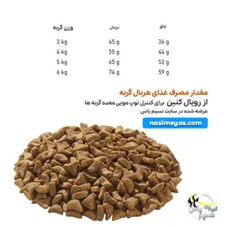 غذای خشک گربه هیربال دفع توپ مویی رویال کنین