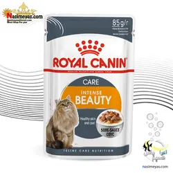 غذای پوچ گربه اینتنس بیوتی تقویت موی گربه رویال کنین