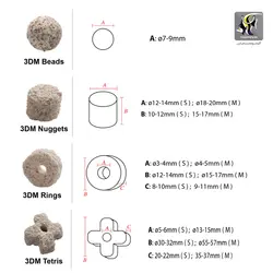 مدیا بیولوژیک متخلخل آکواریوم 3DM ناگت مدیوم اوشن فری