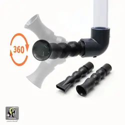 نازل خروجی آب آکواریوم سر گرد تمام پلاستیک