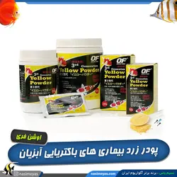 یلوو پودر درمان بیماری های باکتریایی آبزیان اوشن فری