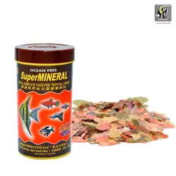 غذای پولکی عمومی آبزیان سوپر مینرال اوشن فری