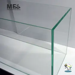 آکواریوم آماده فرش با شیشه سوپر کلیر ام اف آکوا