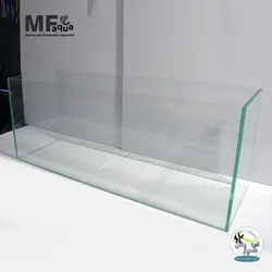 آکواریوم آماده فرش با شیشه سوپر کلیر ام اف آکوا