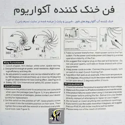 فن خنک کننده آکواریوم حلزونی اسمال SF14W آکواتیک پلنت