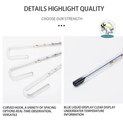 دماسنج جیوه ای آویز ساده برای آکواریوم و تراریوم