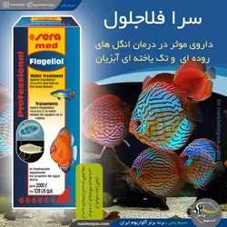 دارو فلاجلول ضد انگل روده و هگزامیتا ۱۰ میل سرا