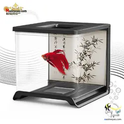 مینی آکواریوم ماهی فایتر مشکی 02 هایلا