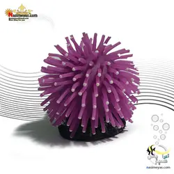 دکوری شقایق مصنوعی بنفش برای آکواریوم کد RT185S