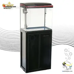 آکواریوم کامل با پایه تم مشکی HX-520F سی استار