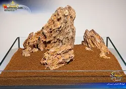 سنگ دراگون کرم رنگ تزئینی آکواریوم