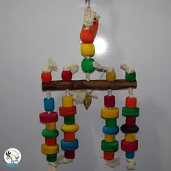 اسباب بازی پرنده چوب و طناب کد ۱۰۱۴