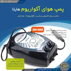 پمپ هوای دو لول مدل ۶۶۰۳ هایلا