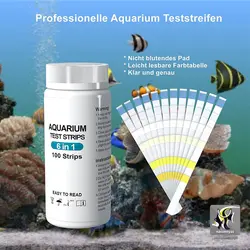 تستر 6 در 1 سریع آب آکواریوم و حوضچه لوکس برد