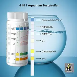 تستر 6 در 1 سریع آب آکواریوم و حوضچه لوکس برد