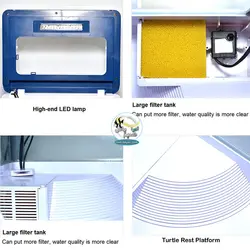 مینی تراریوم لاک پشت و دوزیستان T-360 سوبو