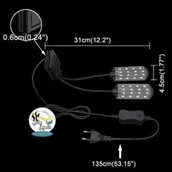 نور دو قلوی آکواریوم ال ای دی X7 کازیا