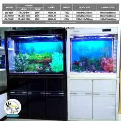 آکواریوم کامل با پایه طول 120 سانتی متر ZG-1200F سوبو
