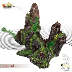 دکور آکواریوم طرح صخره کد ۹۶