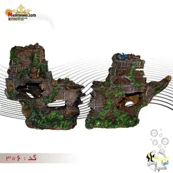 دکور آکواریوم لنج شکسته کد ۳۰۶