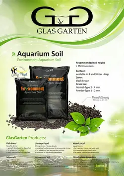 خاک و بستر آکواریوم اینوایرومنت نرمال گلس گارتن