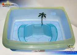 ظرف نگهداری لاک پشت مینی تراریوم فرپلاست