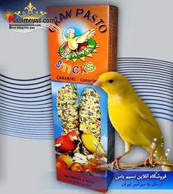 استیک تشویقی قناری حاوی میوه و عسل ۶۰ گرم فلای ایوی کروچی