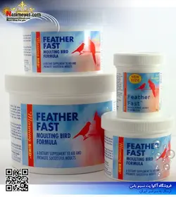 پودر ویتامینه و تقویتی پر و ظاهر پرندگان FEATHER FAST مورنینگ برد