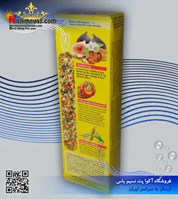 تشویقی کراکر طوطی با انجیر و بادام ۱۸۰ گرم ویتاکرافت