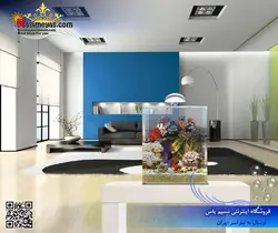 آکواریوم نانو کوب ۳۰ لیتر فول برای آب شور دنرله