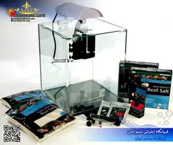 آکواریوم نانو کوب ۳۰ لیتر فول برای آب شور دنرله